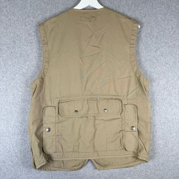 Vtg Banana Republic Mens Small Safari Hunting Fishing Utility Vest Tan Gorpcore - Picture 7 of 8